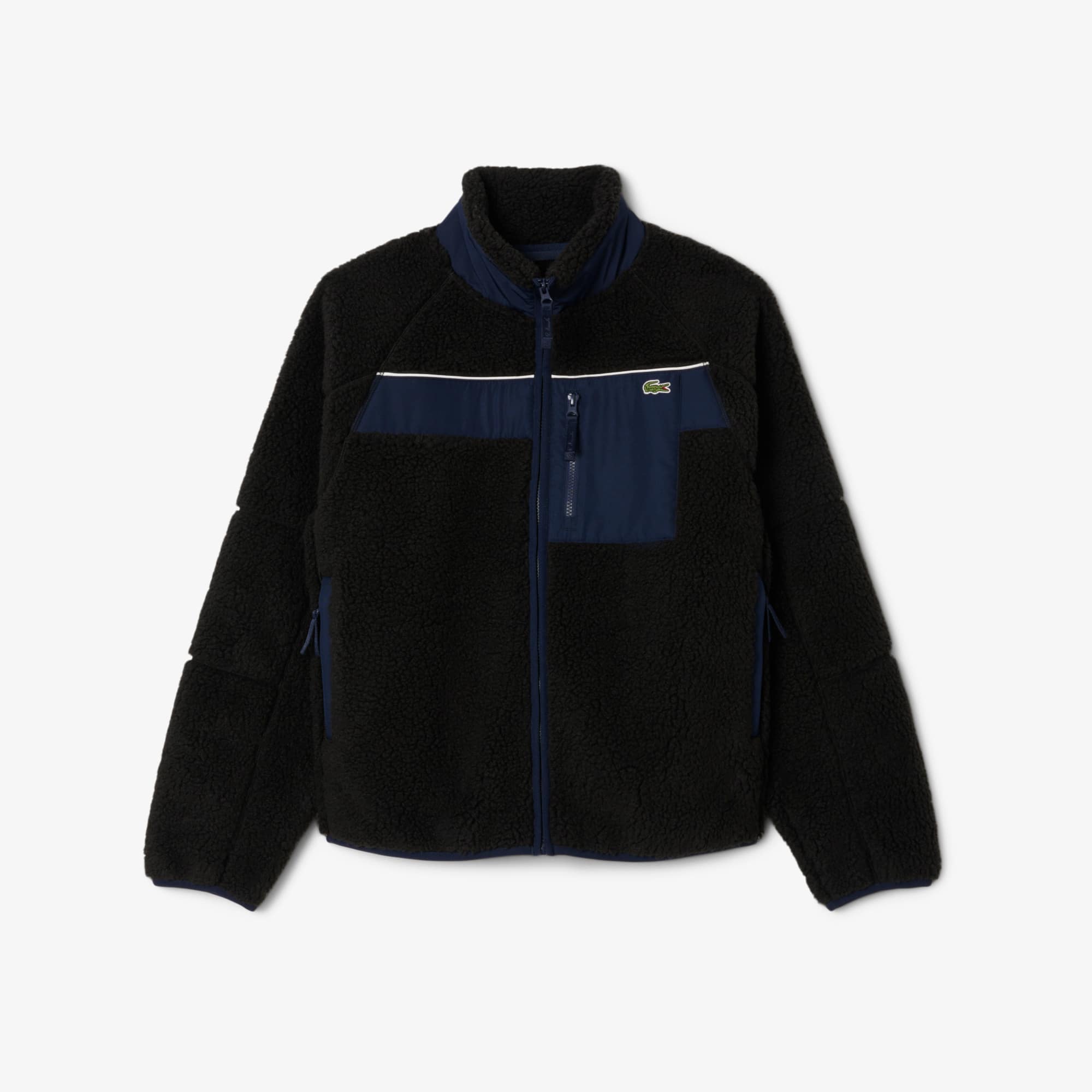 Men's Colorblock Sherpa Fleece Jacket - Jackets & Coats - New In