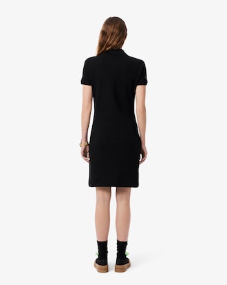 Women's Slim Fit Stretch Mini Piqué Polo Dress