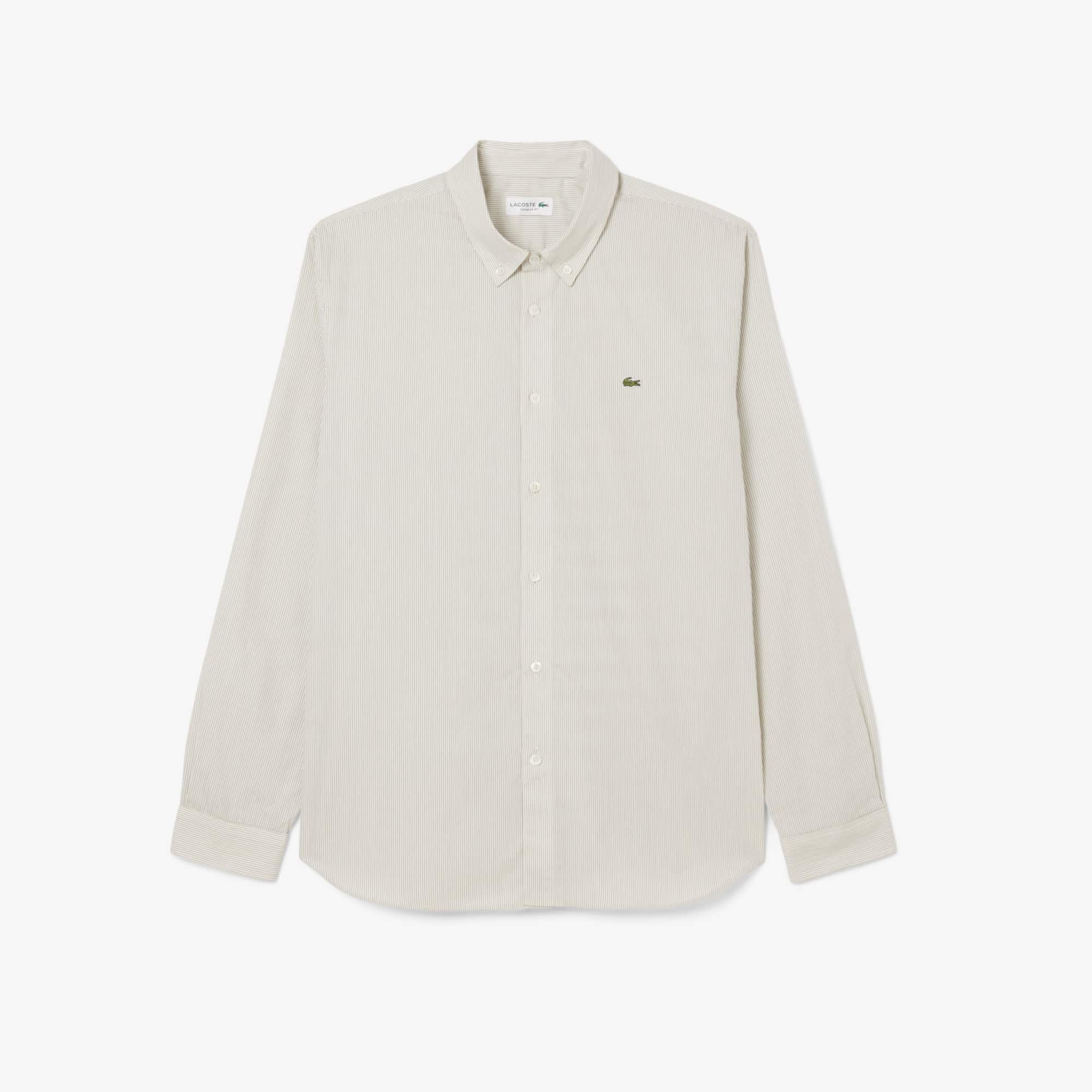 Men's Regular Fit Striped Button Down Shirt