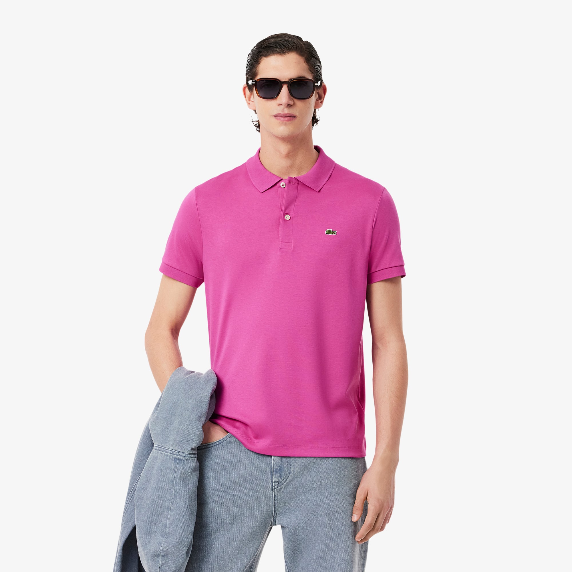 【LACOSTE】 2. POLO SHIRT (size4) RODDICK Lacoste Polo Shirt 