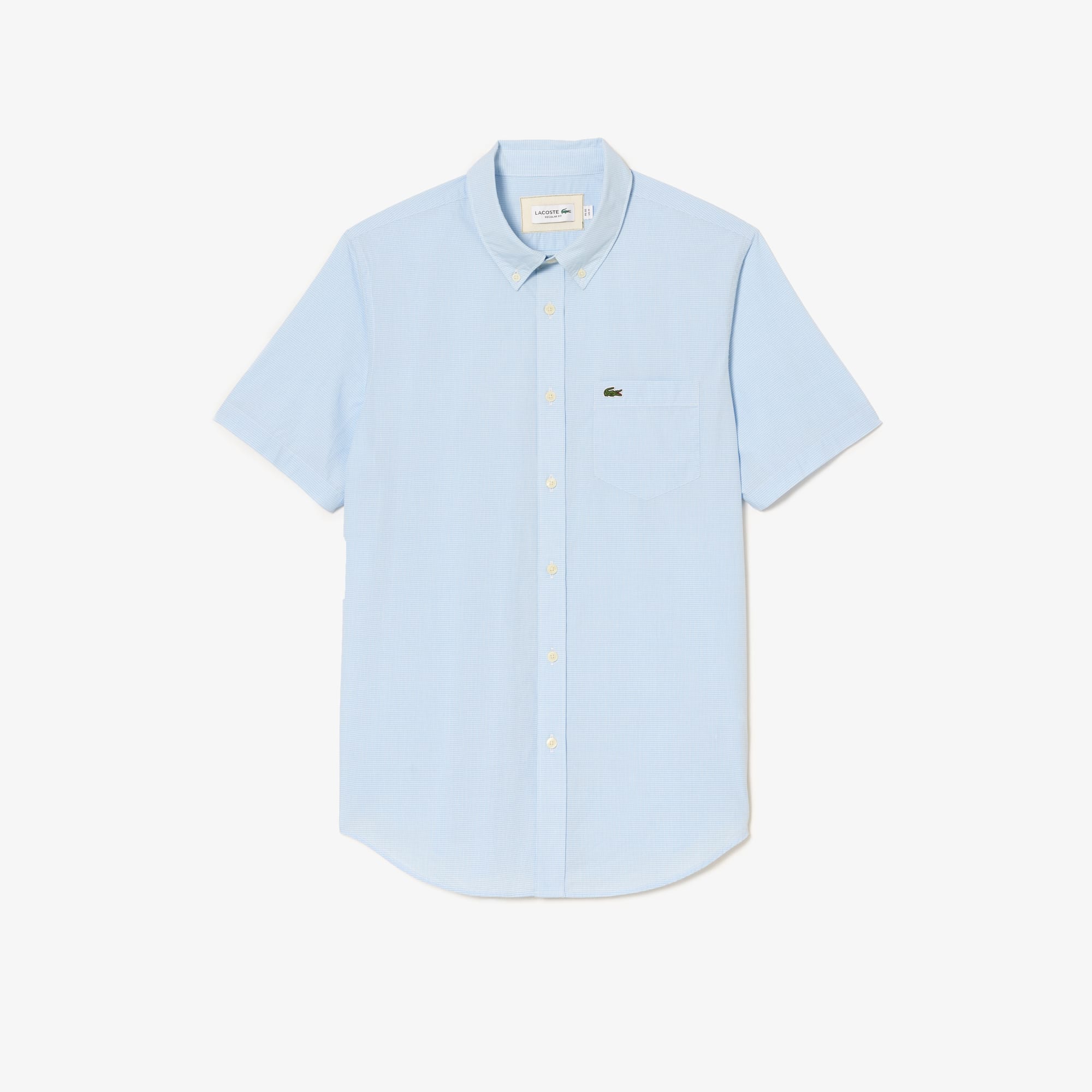 Men's Regular Fit Gingham Check Shirt - Button Down Shirts
