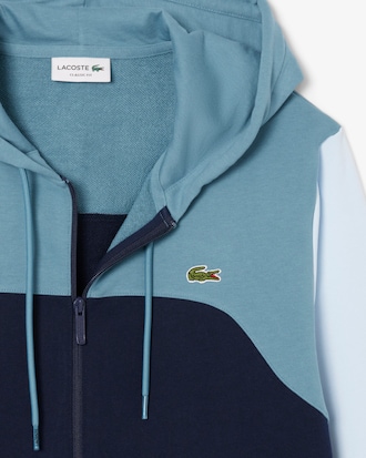 Men's Zip-Up Colorblock Hoodie
