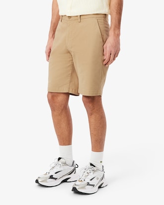 Regular Fit Stretch Cotton Chino Bermuda Shorts