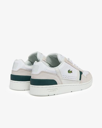 Women's T-Clip Leather and Suede Sneakers