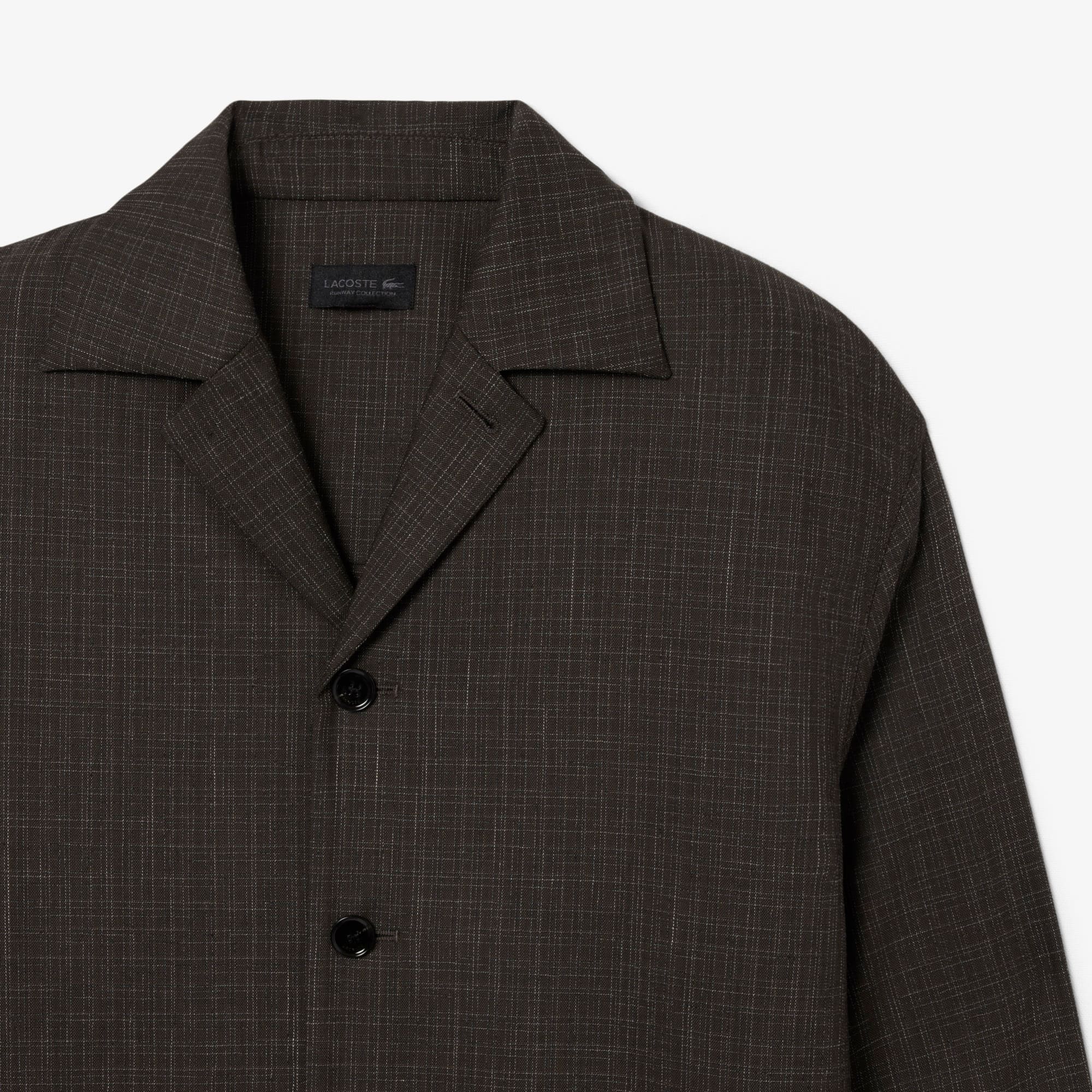 Runway Printed Wool Overshirt
