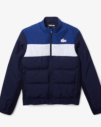 Chamarra acolchonada resistente al agua Lacoste SPORT para hombre