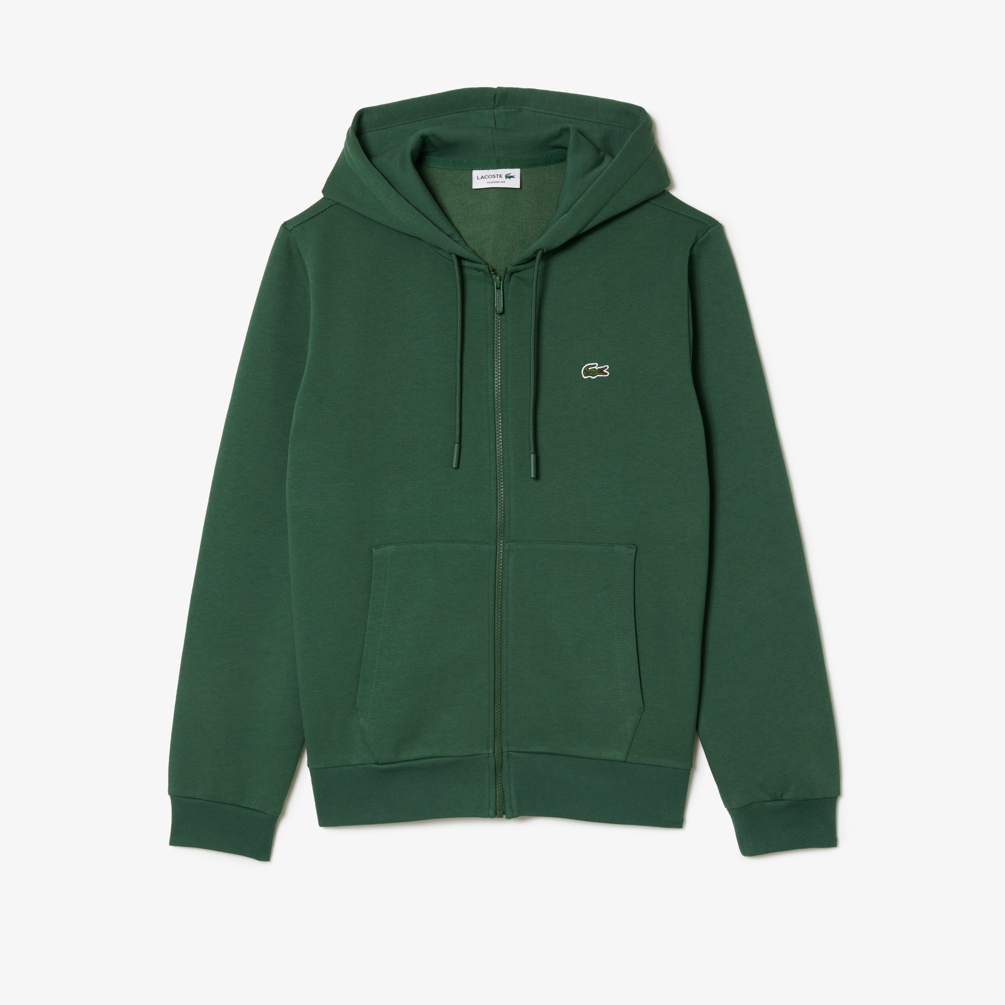 Organic Cotton Kangaroo Pocket Hoodie | Lacoste US | Men's Collection