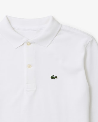 Boys' Long Sleeve Piqué Polo