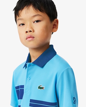 Kids' Lacoste Tennis x Novak Djokovic Piqué Polo