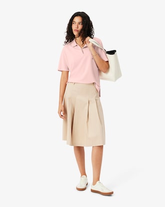 Women's Relaxed Fit Piqu&eacute; Polo