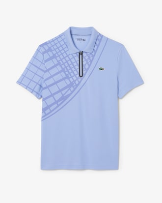 Men's Ultra Dry Printed Slim Fit Tennis Polo
