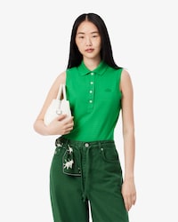 Polo El&aacute;stico Sin Mangas L.12.D Slim Fit Para Mujer