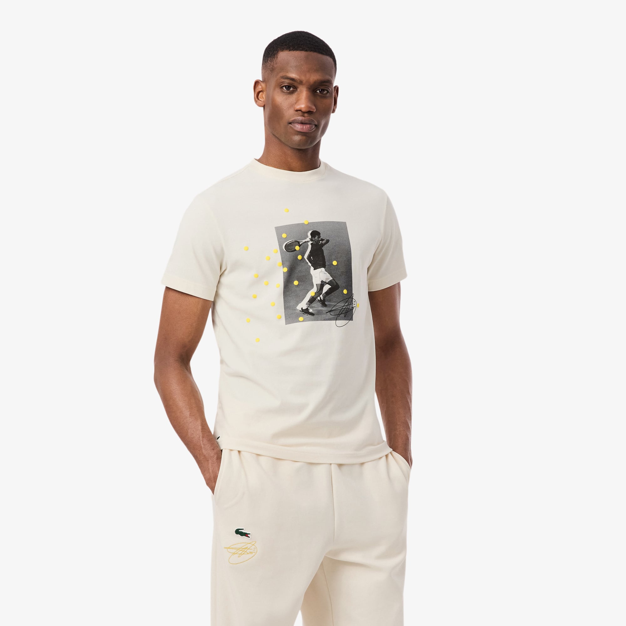 Lacoste Tennis x Novak Djokovic Graphic T-Shirt - All Men's