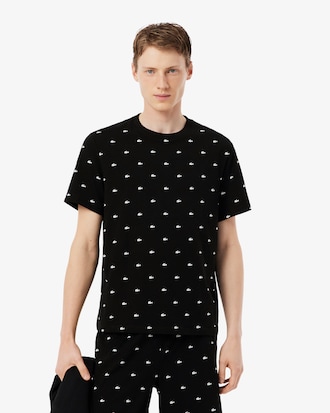 Men's Printed Cotton Pajama Set