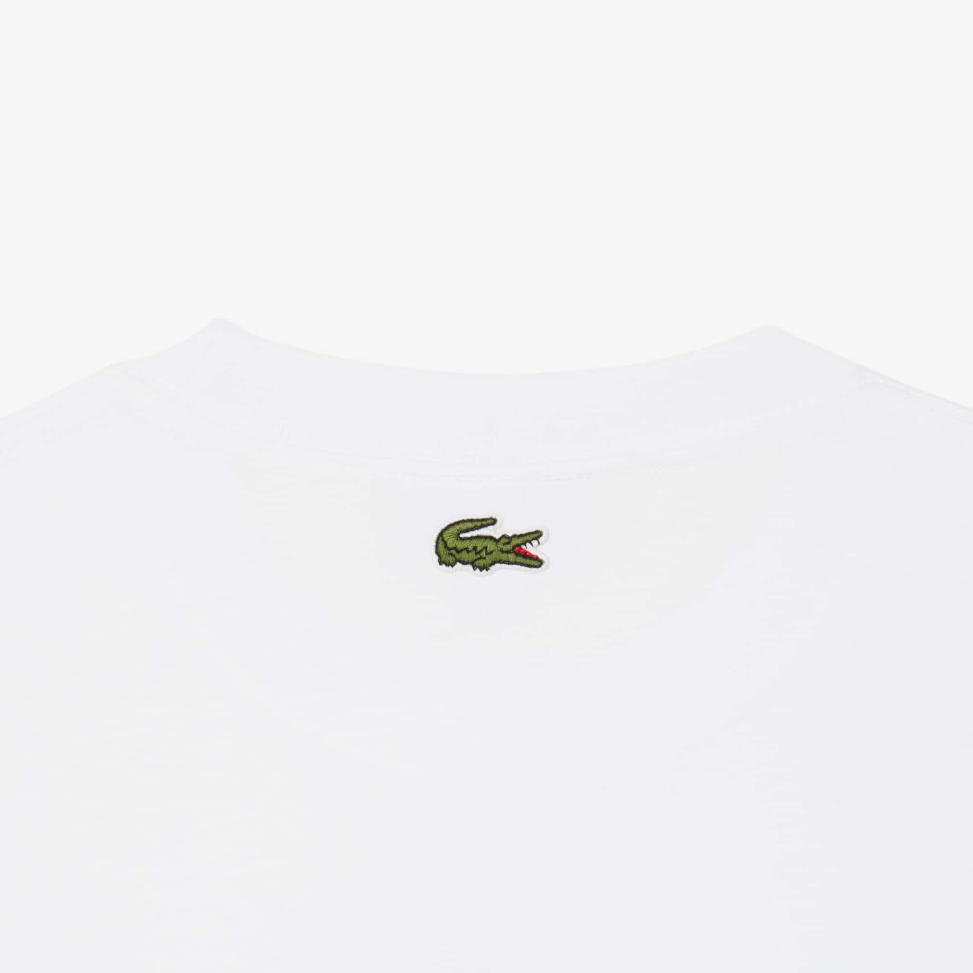Men's Tennis Court Print Cotton T-Shirt
