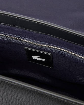 Ossian Flap Close Leather Satchel