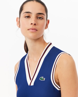 Women's Piqué Tennis Dress with Removable Liner