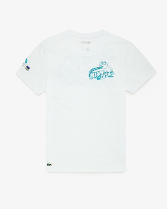 Playera cuello redondo Lacoste Sport Miami Open para hombre