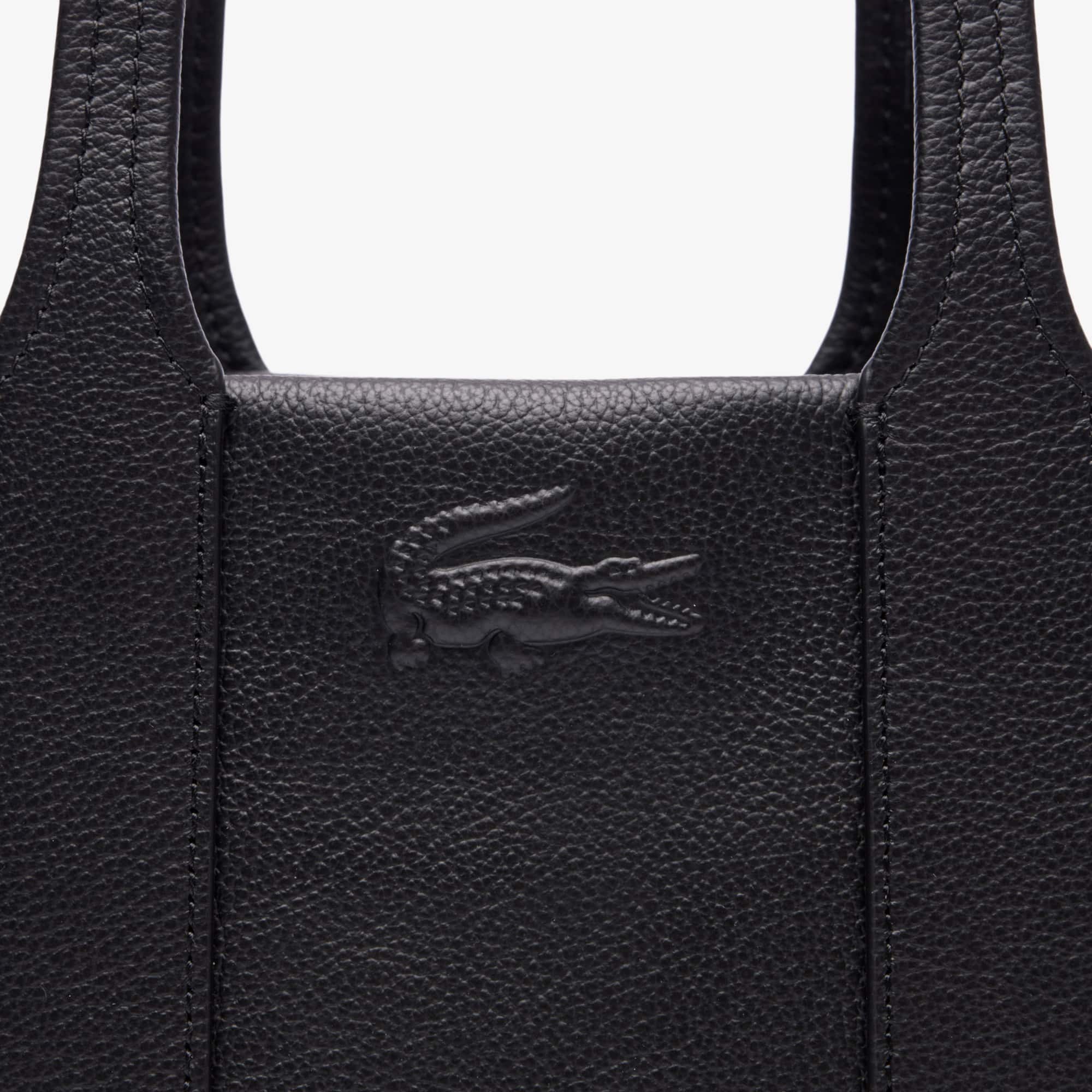 Small City Court Grain Leather Tote - Bags - New In 2025 | Lacoste