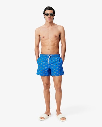 Traje de baño con estampado de cocodrilo para hombre