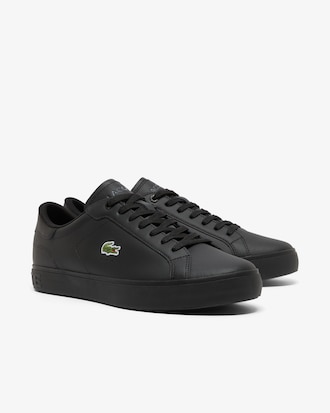 Men's Powercourt Graphic Leather Sneakers