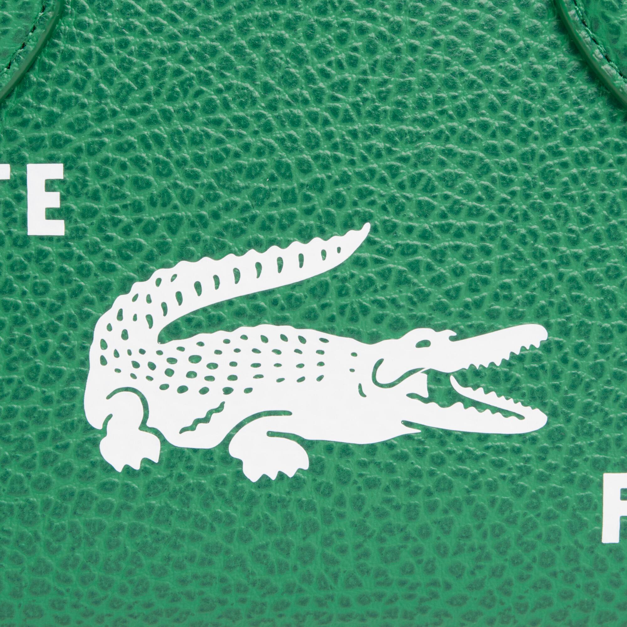 Runway Small Printed Leather Gym Bag - Bags - New In 2026 | Lacoste