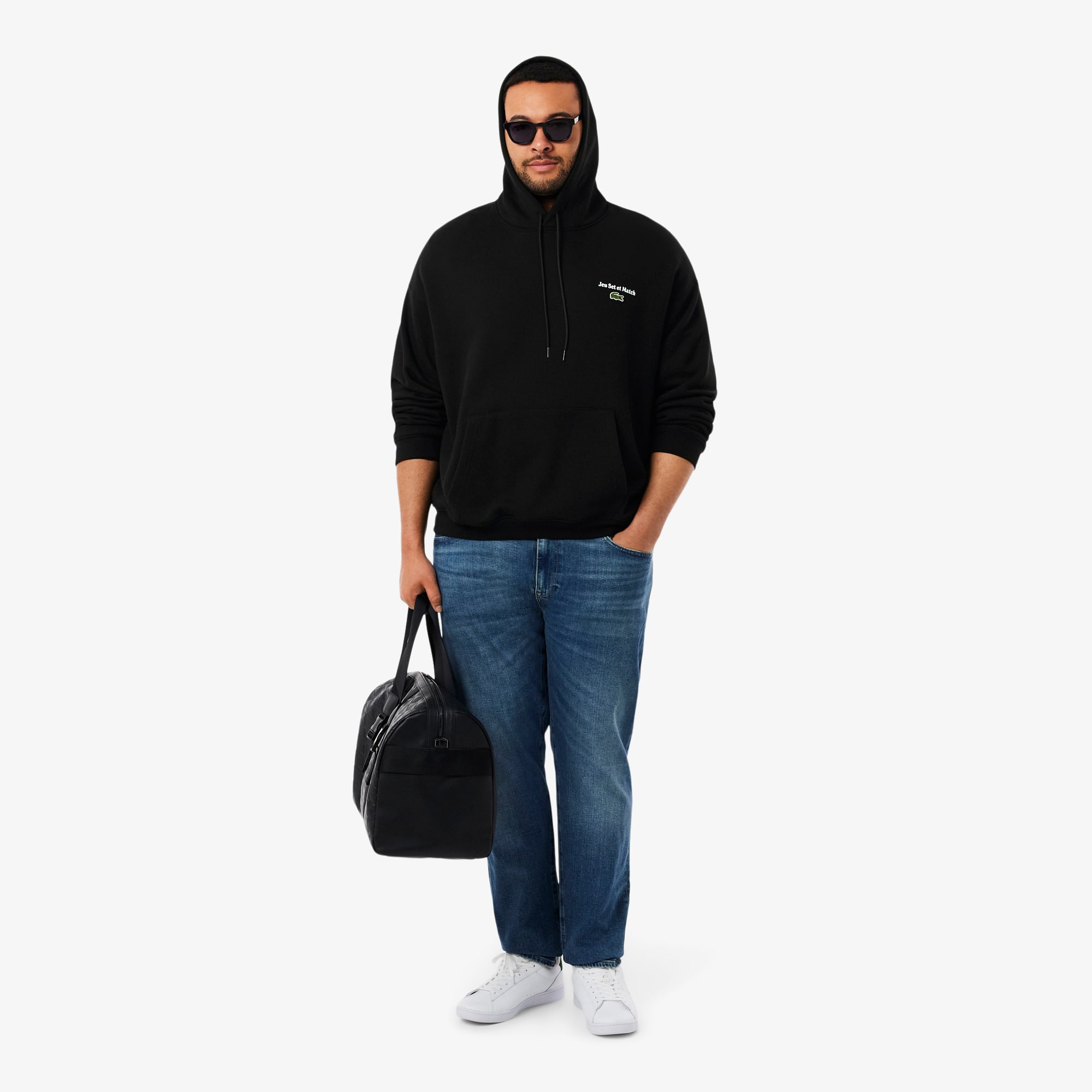 Men's Multi Print Fleece Hoodie - Sweaters & Sweatshirts - New In