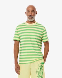 Stripe Print Jersey T-shirt