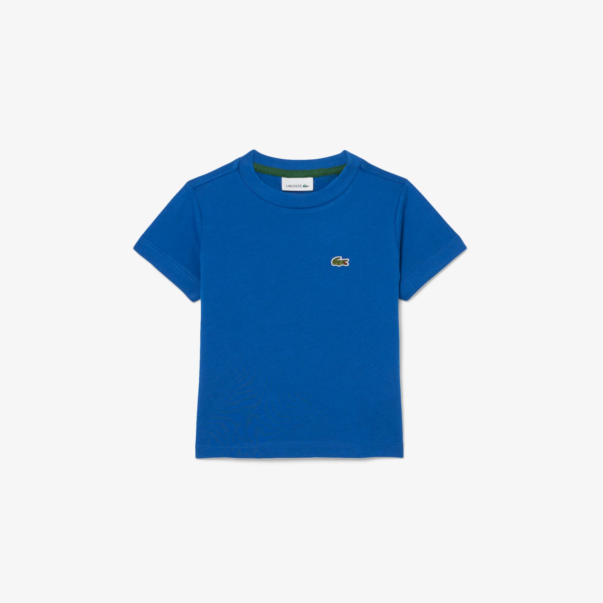 Lacoste Unisex Cotton Crew Neck T-shirt - 2 Years In Blue