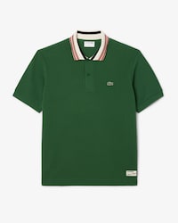 Men's Made In France Classic Fit Stripe Collar Polo