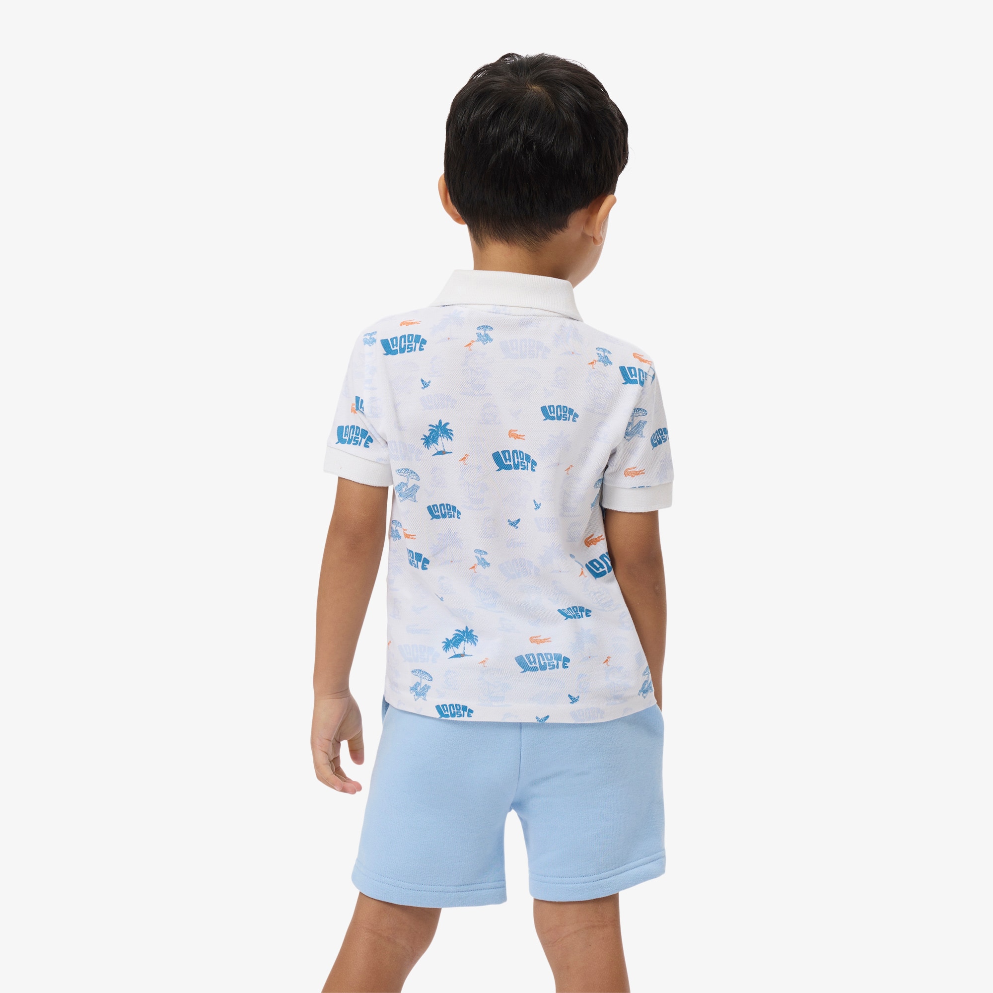 Mini Piqué Printed Polo