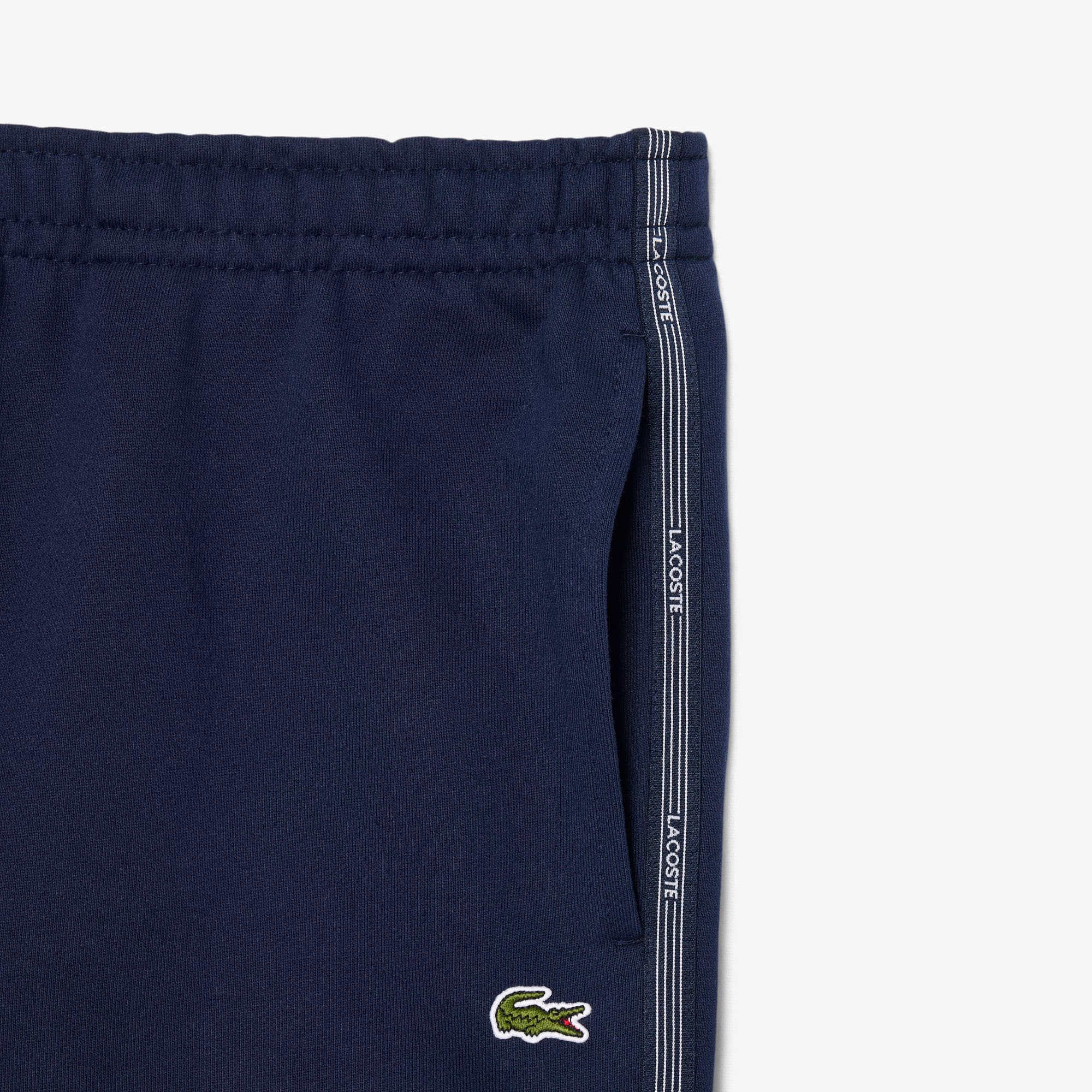 Regular Fit Logo Stripe Fleece Shorts - Shorts & Swim - New In
