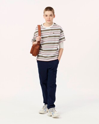 Kids' Striped Heavy Cotton T-Shirt