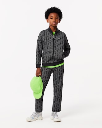 Sudadera con monograma Paris de cuello alto y Cierre para niño