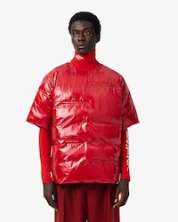 Runway Glossy Padded Taffeta T-shirt