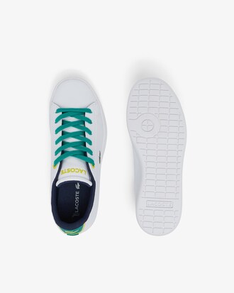 Sneakers Carnaby junior Lacoste en synth&eacute;tique