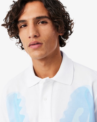 Classic Fit Printed Piqu&eacute; Polo