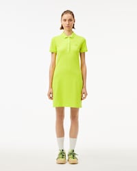 Women's Slim Fit Stretch Mini Piqué Polo Dress
