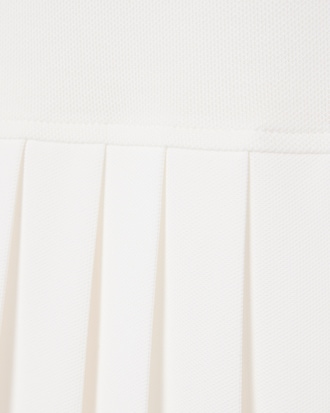 Stretch Piqu&eacute; Pleated Polo Dress