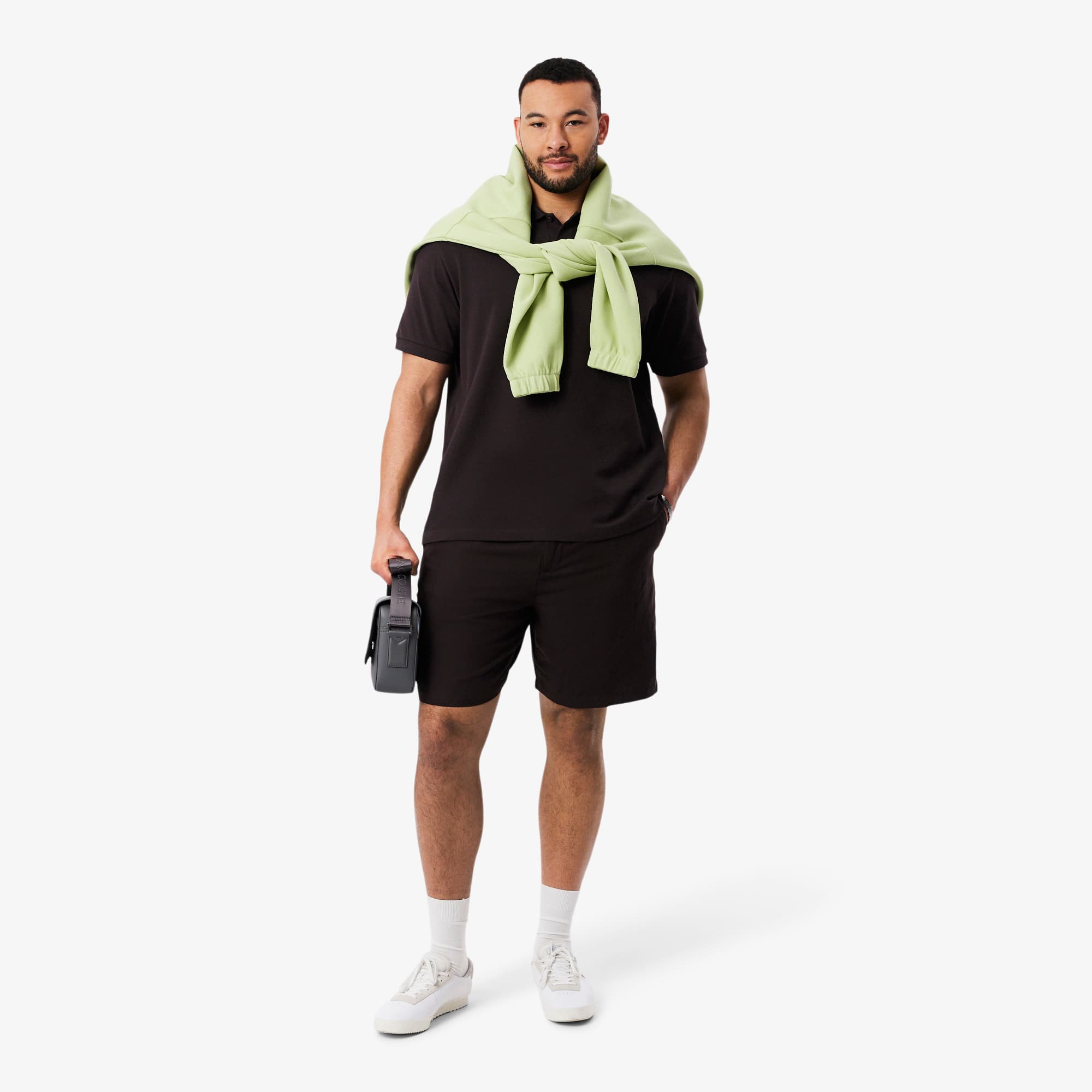 Classic Fit Badge Accent Piqué Polo