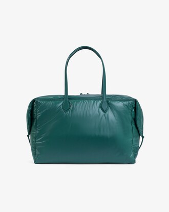 Runway Glossy Nylon Weekender Bag