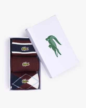 Unisex 3-Pack Cotton Socks Gift Set