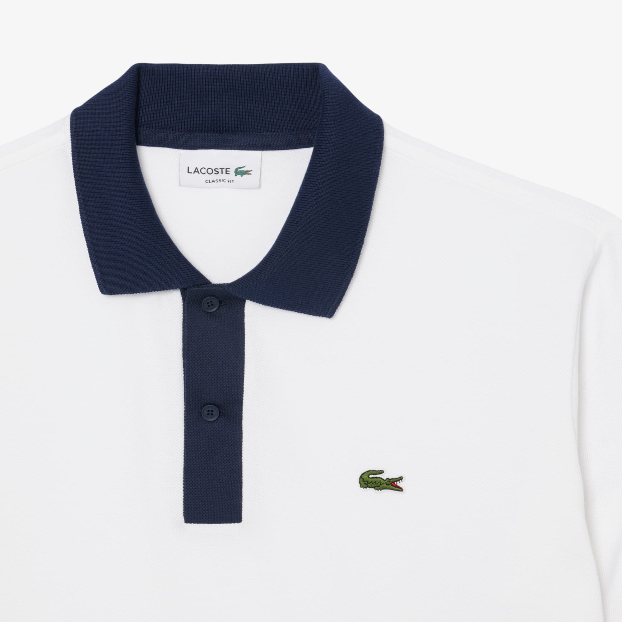 Men's Classic Fit Contrast Collar L.12.12 Polo - Polo Shirts - New