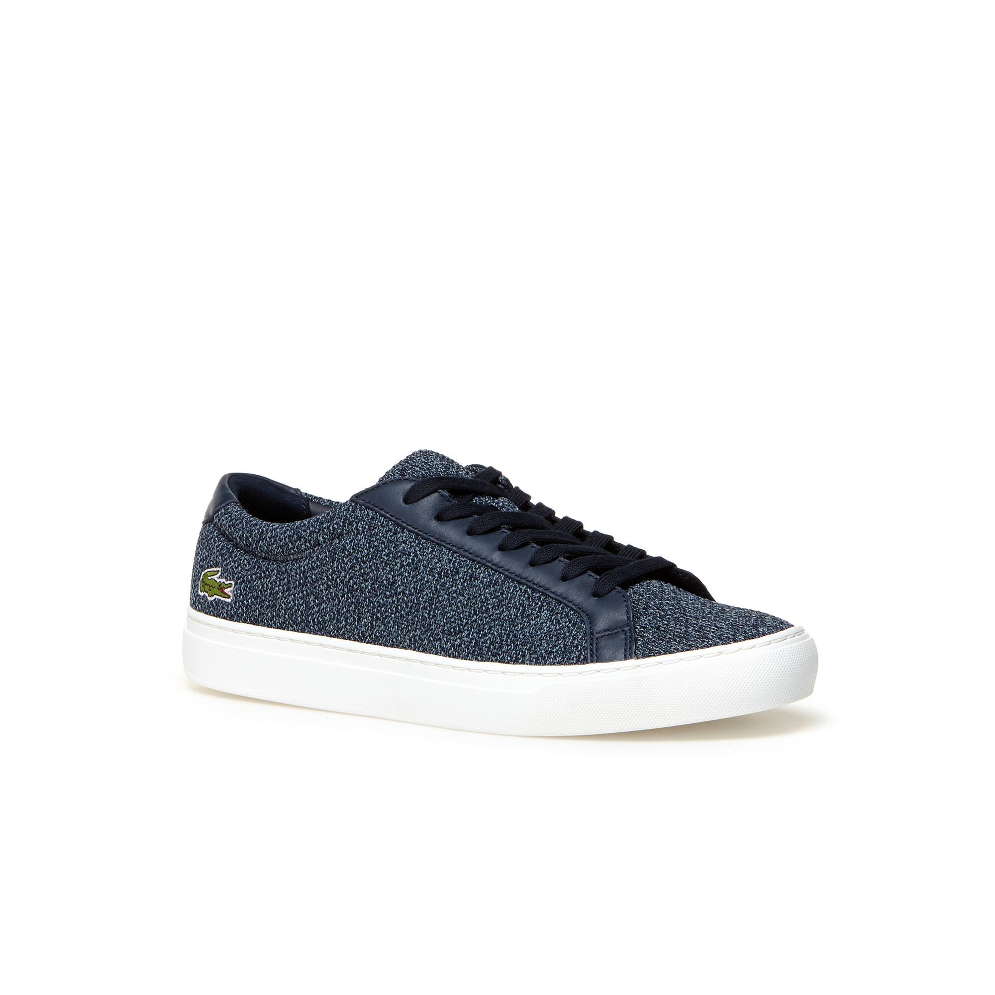 LACOSTE MEN'S L.12.12 TEXTILE SNEAKERS