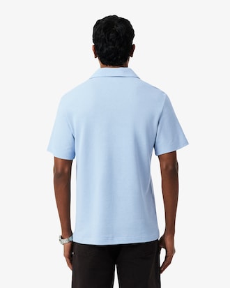 Polo De Algod&oacute;n Y Lino De Corte Cl&aacute;sico