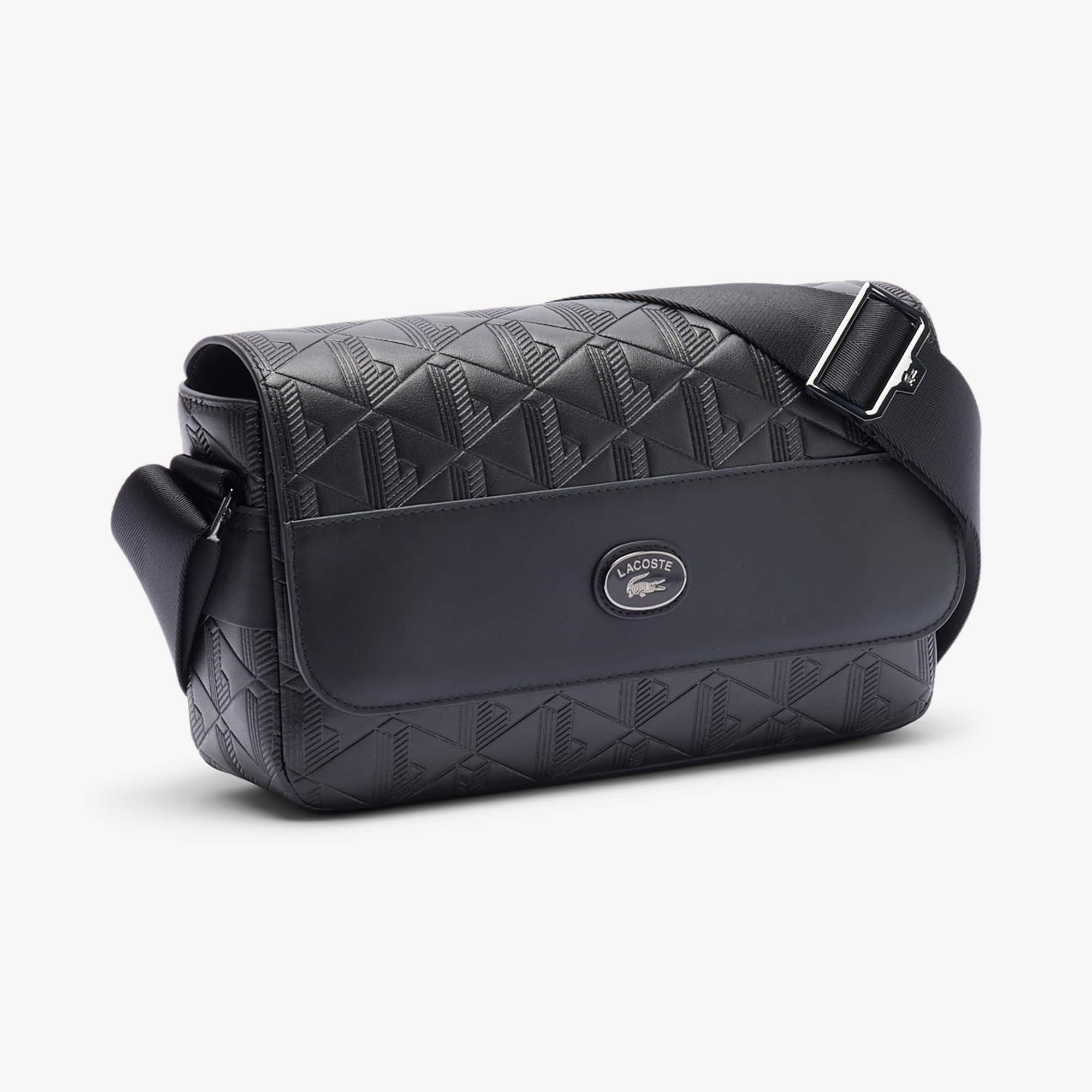 Unisex Monogram Leather Flap Close Satchel - Bags - New In