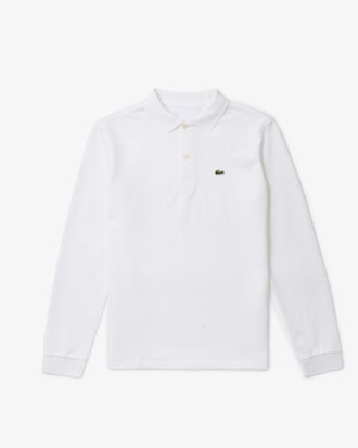 Boys' Long Sleeve Piqué Polo