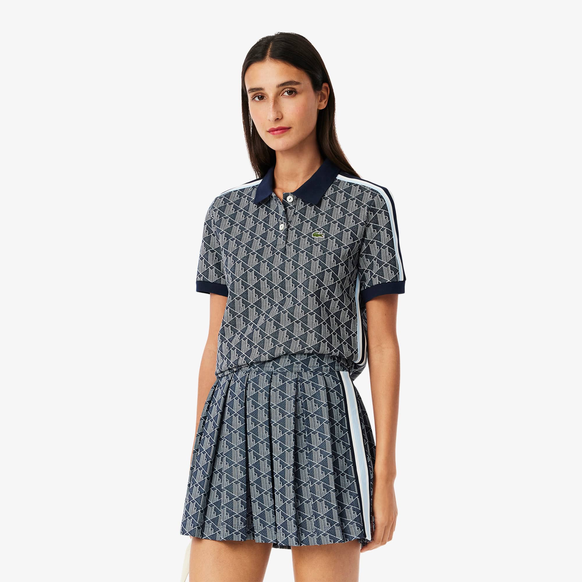Women's Slim Fit Monogram Polo - Polo Shirts - New In 2026 | Lacoste