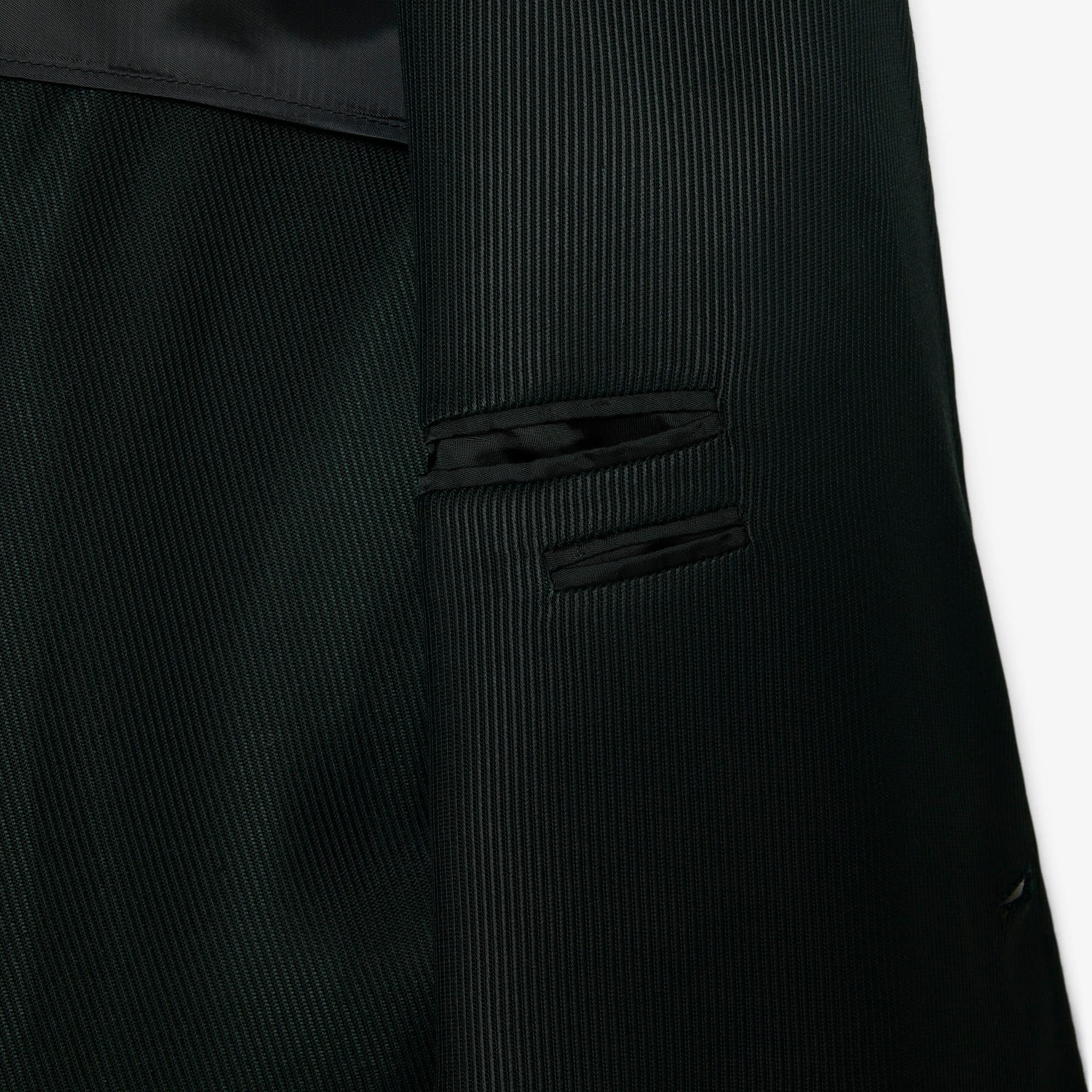 Runway Satin Shawl Neck Blazer