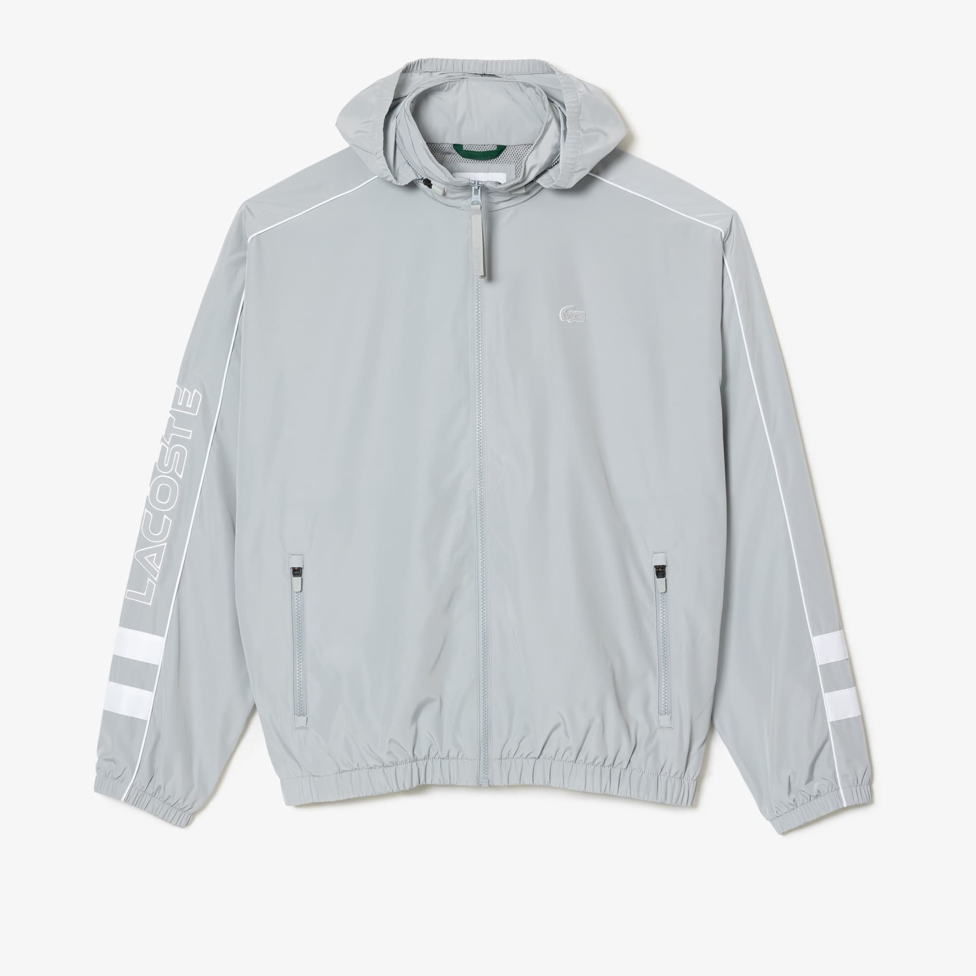 Men's Contrast Details Water-Resistant Zip-Up Jacket - Jackets